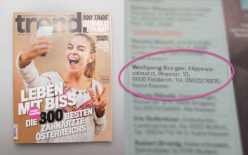 Dr. Burger im Trend – Die 300 besten Zahnärzte Österreichs